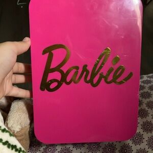 Pink Barbie mini fridge